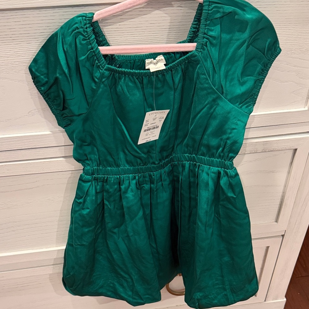NWT Crewcuts girls silk dress J crew